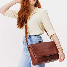 tan messenger bag